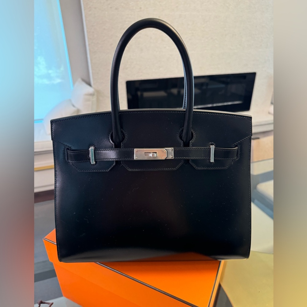 BNIB Hermes Birkin 30. Black Sellier. Authentic.